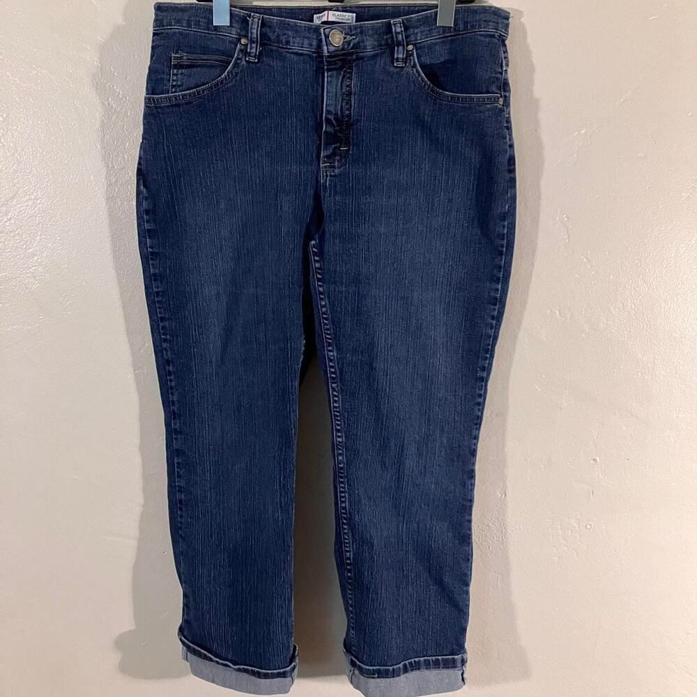 Lee Riders‎ Classic Fit Straight Leg Rolled Denim Jeans